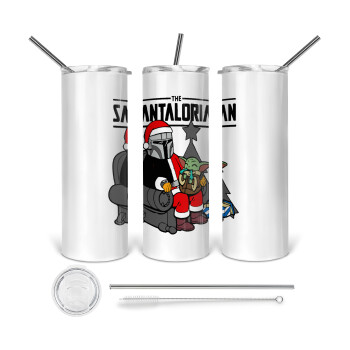 Star Wars Santalorian, Tumbler stainless steel 600ml, with metal straw & cleaning brush