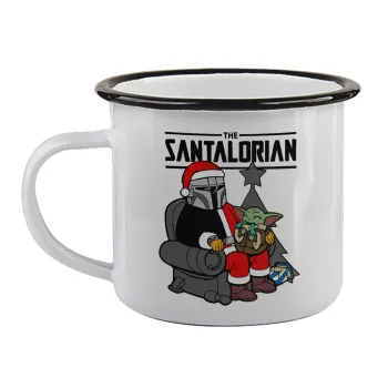 Star Wars Santalorian, Κούπα εμαγιέ με μαύρο χείλος 360ml