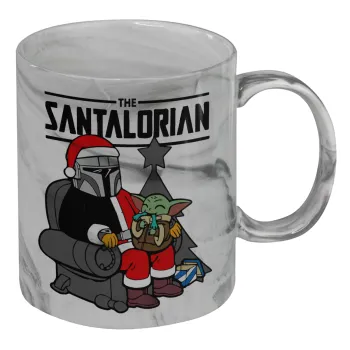 Star Wars Santalorian, Mug ceramic marble style, 330ml