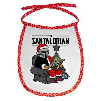 Star Wars Santalorian, Σαλιάρα μωρού αλέκιαστη με κορδόνι Κόκκινη