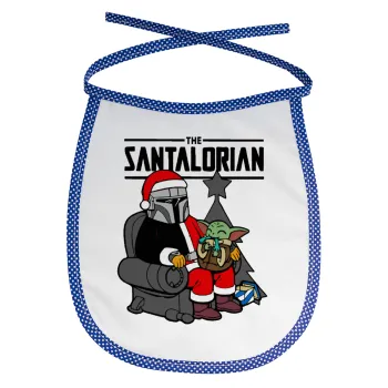 Star Wars Santalorian, Σαλιάρα μωρού αλέκιαστη με κορδόνι Μπλε