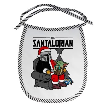 Star Wars Santalorian, Σαλιάρα μωρού αλέκιαστη με κορδόνι Μαύρη