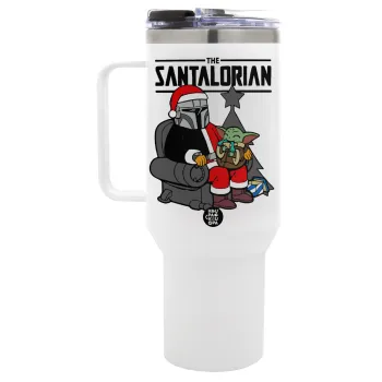 Star Wars Santalorian, Mega Tumbler με καπάκι, διπλού τοιχώματος (θερμό) 1,2L