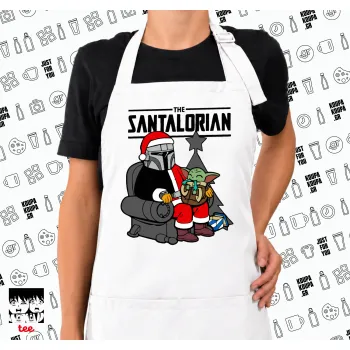 Star Wars Santalorian, Ποδιά μακριά Σεφ ολόσωμη με τσέπες white (ΕΝΗΛΙΚΩΝ)