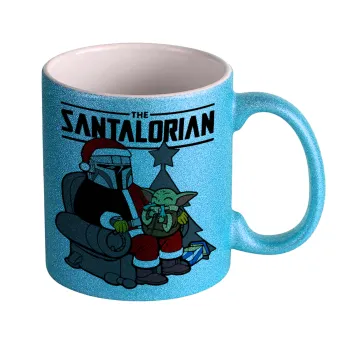 Star Wars Santalorian, Κούπα Σιέλ Glitter που γυαλίζει, κεραμική, 330ml