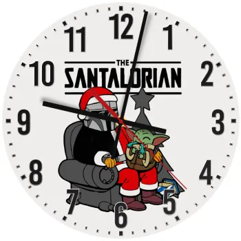 Star Wars Santalorian, Ρολόι τοίχου ξύλινο (30cm)
