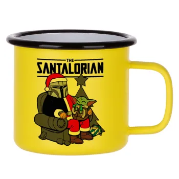 Star Wars Santalorian, Metallic enamel MATT Yellow cup 360ml