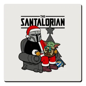 Star Wars Santalorian, Τετράγωνο μαγνητάκι ξύλινο 6x6cm