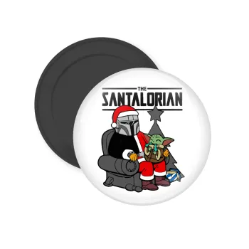 Star Wars Santalorian, Μαγνητάκι ψυγείου στρογγυλό διάστασης 5cm