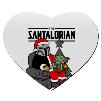 Star Wars Santalorian, Mousepad καρδιά 23x20cm