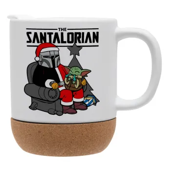 Star Wars Santalorian, Ceramic coffee mug Cork (MAT), 330ml