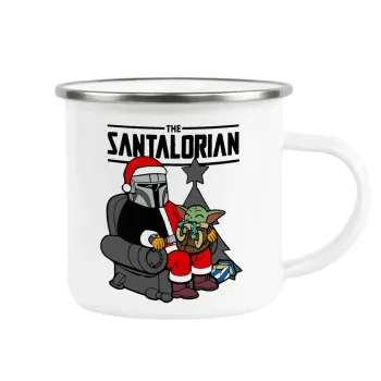 Star Wars Santalorian, Metallic enamel cup white 360ml