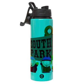South Park, Metallic water bottle with safety lid, 850ml aluminum