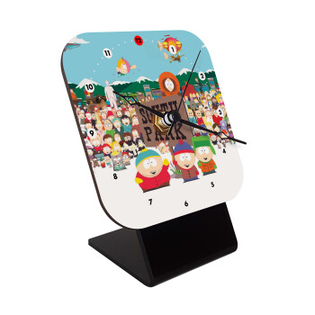 South Park, Επιτραπέζιο ρολόι ξύλινο με δείκτες (10cm)