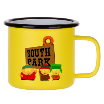 South Park, Κούπα Μεταλλική εμαγιέ ΜΑΤ Κίτρινη 360ml