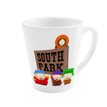 South Park, Κούπα κωνική Latte Λευκή, κεραμική, 300ml