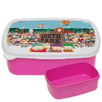 South Park, ΡΟΖ παιδικό δοχείο φαγητού (lunchbox) πλαστικό (BPA-FREE) Lunch Βox M18 x Π13 x Υ6cm