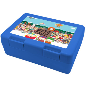 South Park, Παιδικό δοχείο κολατσιού ΜΠΛΕ 185x128x65mm (BPA free πλαστικό)