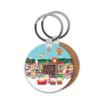 South Park, Μπρελόκ Ξύλινο στρογγυλό MDF Φ5cm