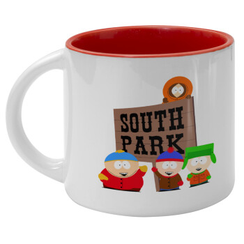 South Park, Κούπα κεραμική 400ml Λευκή/Κόκκινη