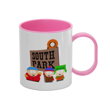South Park, Κούπα (πλαστική) (BPA-FREE) Polymer Ροζ για παιδιά, 330ml
