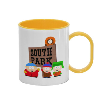 South Park, Κούπα (πλαστική) (BPA-FREE) Polymer Κίτρινη για παιδιά, 330ml
