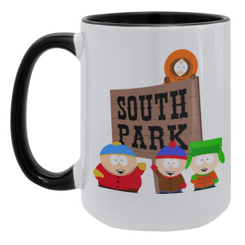 South Park, Κούπα Mega 15oz, κεραμική Μαύρη, 450ml