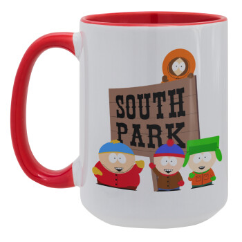 South Park, Κούπα Mega 15oz, κεραμική Κόκκινη, 450ml