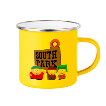 South Park, Κούπα Μεταλλική εμαγιέ Κίτρινη 360ml