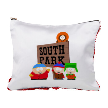 South Park, Τσαντάκι νεσεσέρ με πούλιες (Sequin) Κόκκινο