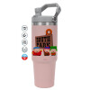 Pink color, 890ml (30oz) stainless Steel Tumbler with Handle