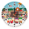 Wooden wall clock (20cm)
