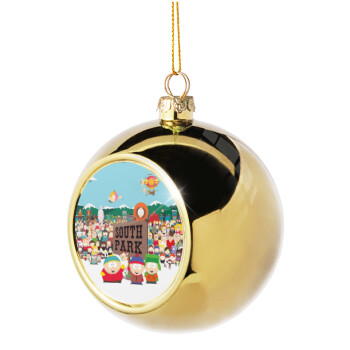 South Park, Χριστουγεννιάτικη μπάλα δένδρου Χρυσή 8cm
