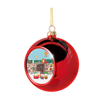 South Park, Χριστουγεννιάτικη μπάλα δένδρου Κόκκινη 8cm