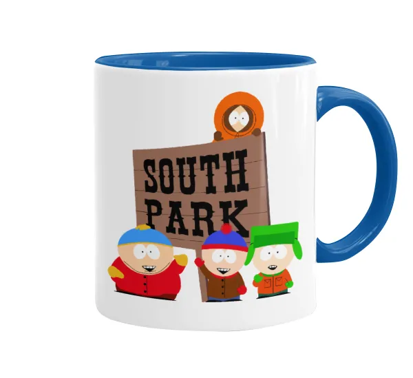 South Park — Κούπα χρωματιστή μπλε, κεραμική, 330ml