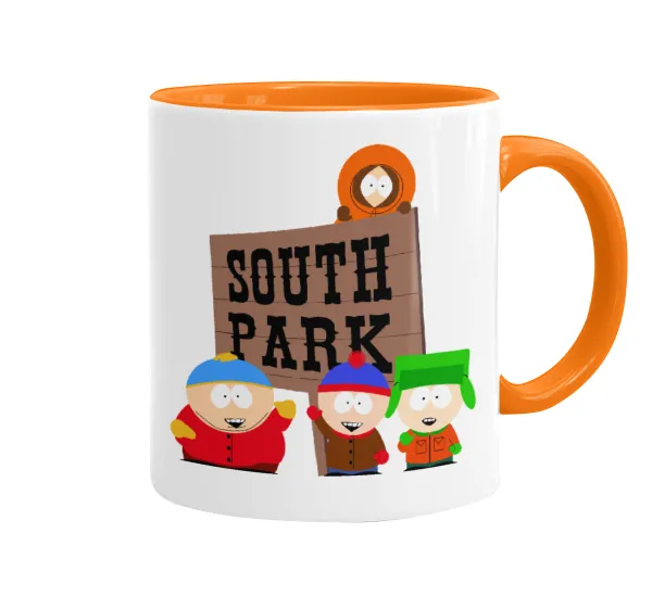 South Park — Κούπα χρωματιστή πορτοκαλί, κεραμική, 330ml