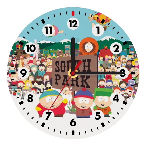 South Park — Ρολόι τοίχου ξύλινο (20cm)