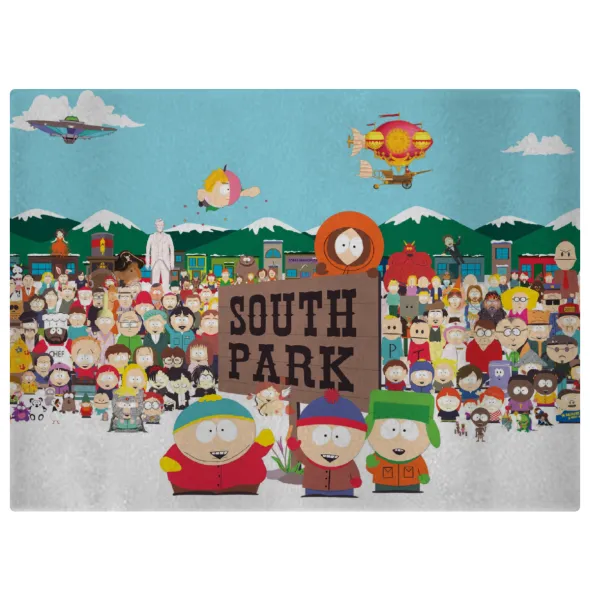 South Park — Επιφάνεια κοπής γυάλινη (38x28cm)
