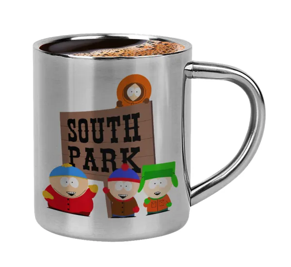 South Park — Double-wall metal cup for espresso (220ml)