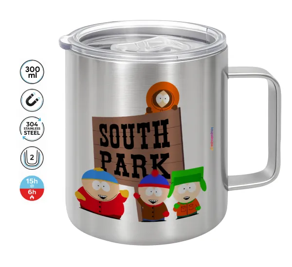 South Park — Κούπα Ανοξείδωτη διπλού τοιχώματος 300ml με καπάκι διατήρησης θερμοκρασίας