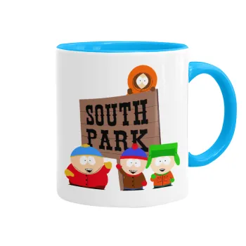 South Park, Κούπα χρωματιστή γαλάζια, κεραμική, 330ml