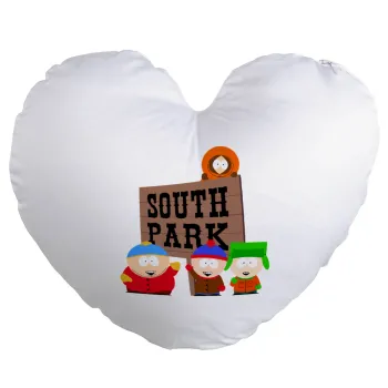 South Park, Μαξιλάρι καναπέ καρδιά 40x40cm περιέχεται το  γέμισμα