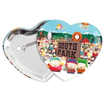 South Park, Κονκάρδα παραμάνα καρδιά (57x52mm)