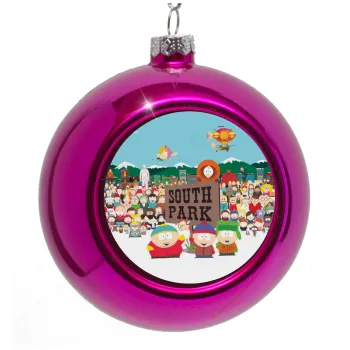 South Park, Purple Christmas tree ornament bauble 8cm