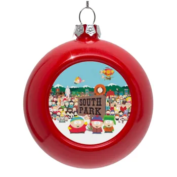 South Park, Red Christmas tree ornament bauble 8cm