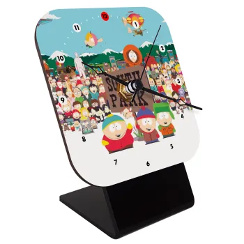South Park, Quartz Wooden table clock with hands (10cm)