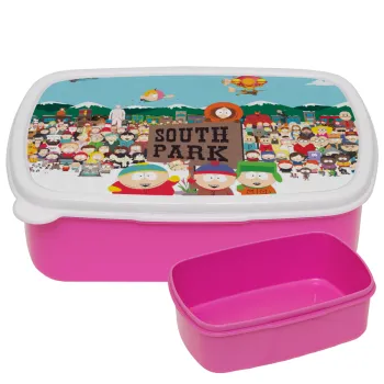 South Park, ΡΟΖ παιδικό δοχείο φαγητού (lunchbox) πλαστικό (BPA-FREE) Lunch Βox M18 x Π13 x Υ6cm