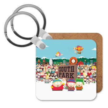 South Park, Μπρελόκ Ξύλινο τετράγωνο MDF