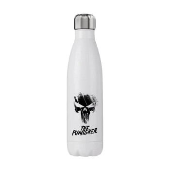 The punisher, Μεταλλικό παγούρι θερμός (Stainless steel), διπλού τοιχώματος, 750ml