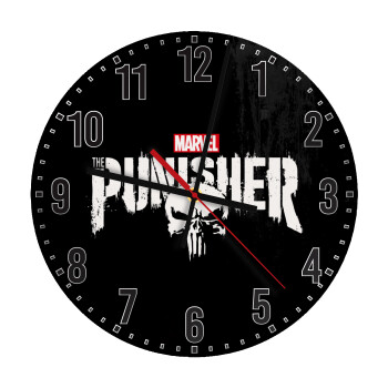 The punisher, Ρολόι τοίχου ξύλινο (30cm)